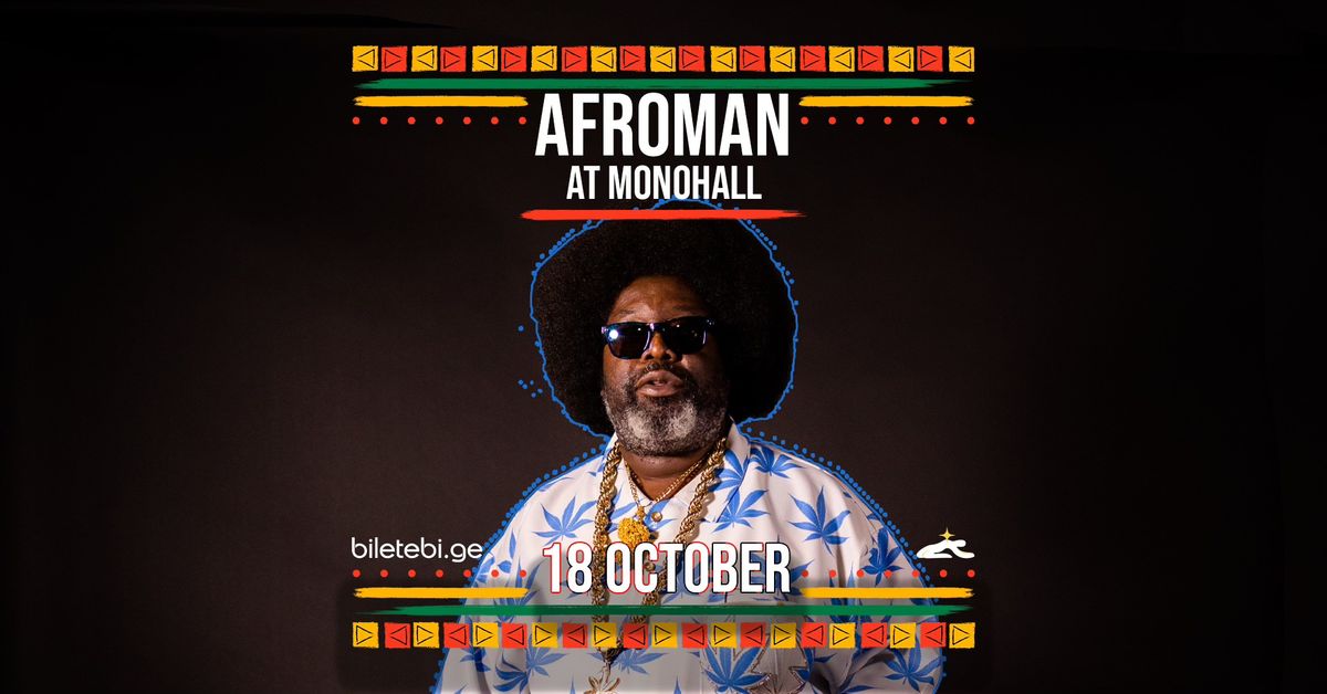 Afroman at MonoHall Tbilisi