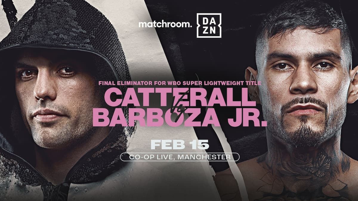 Catterall vs Barboza Jr at Co-op Live