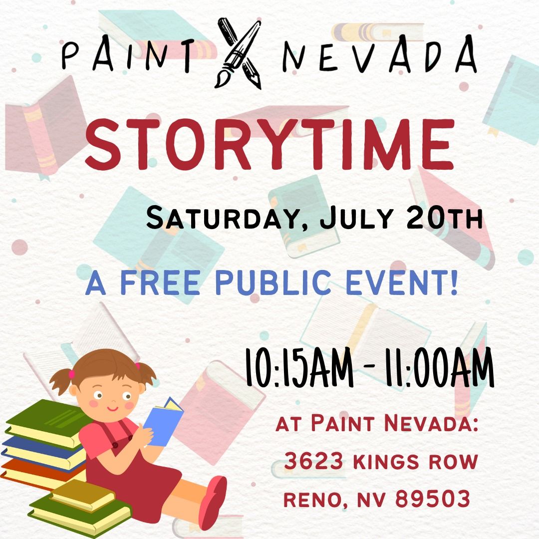 July 20th Storytime @ Paint Nevada