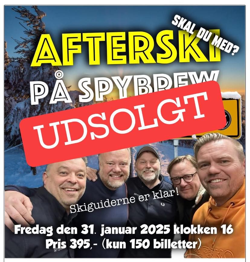 (UDSOLGT) F\u00d8R-AFTERSKIFEST P\u00c5 SPYBREW