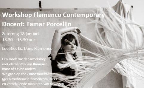 Workshop Flamenco Contemporary met Tamar Porcelijn