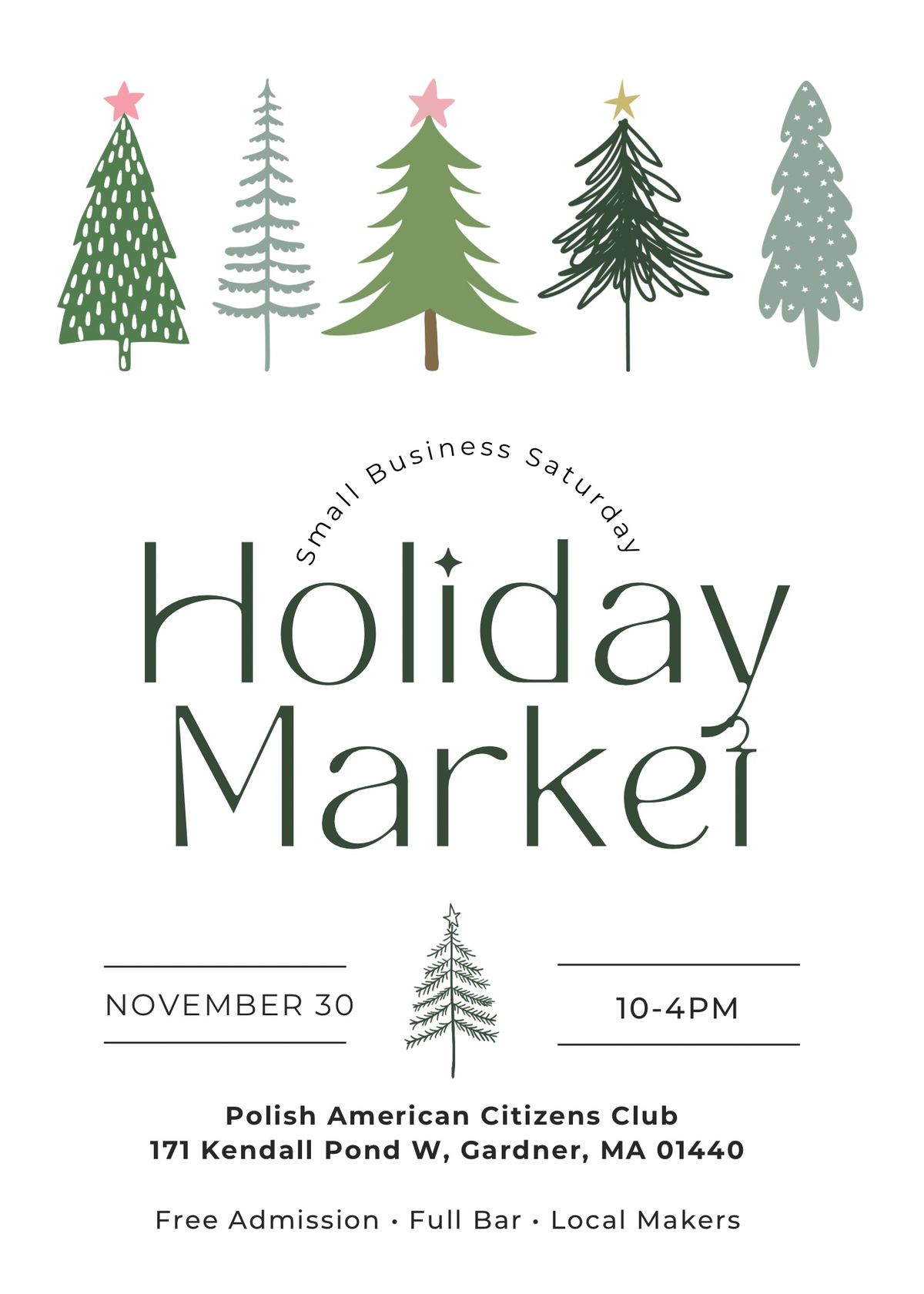 Small Business Saturday Holiday Market