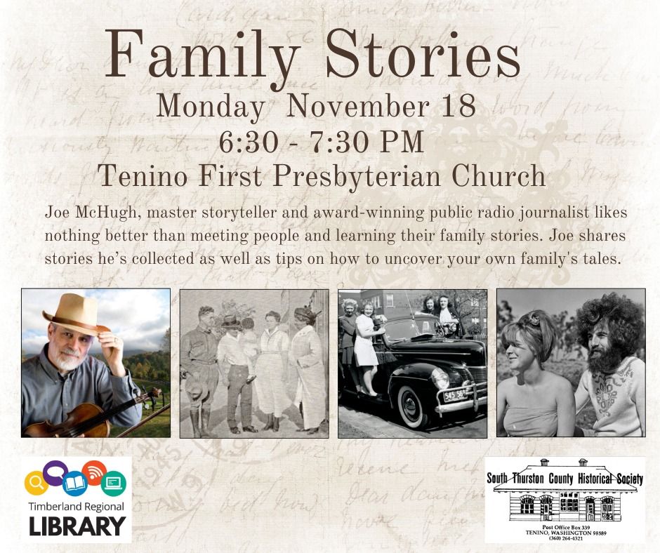 Annual Dinner & History Talk "Family Stories"