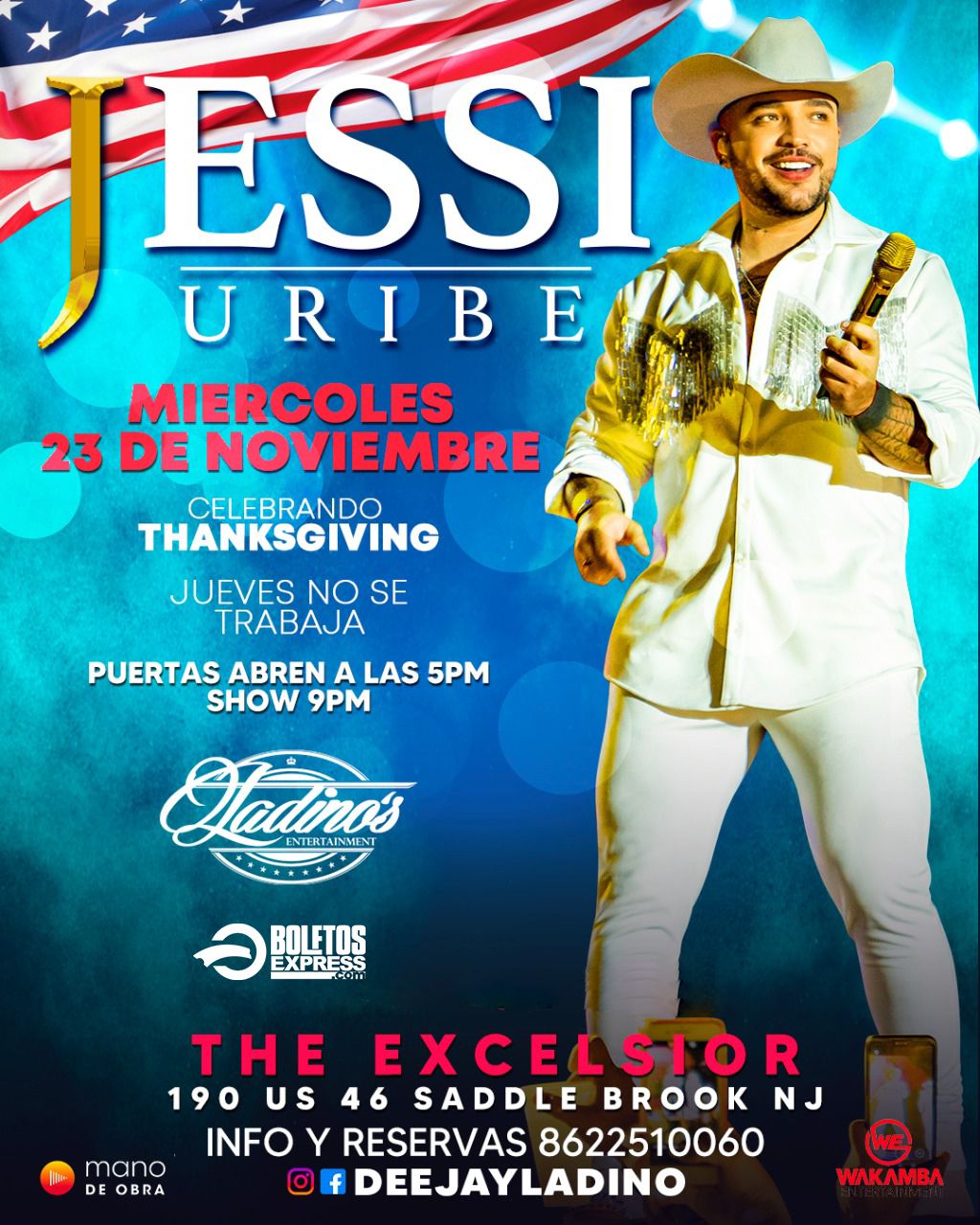 Jessi Uribe with Jorge Celedon