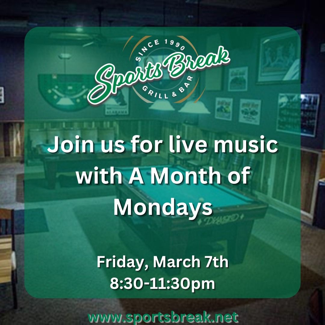 Live Music: A Month of Mondays