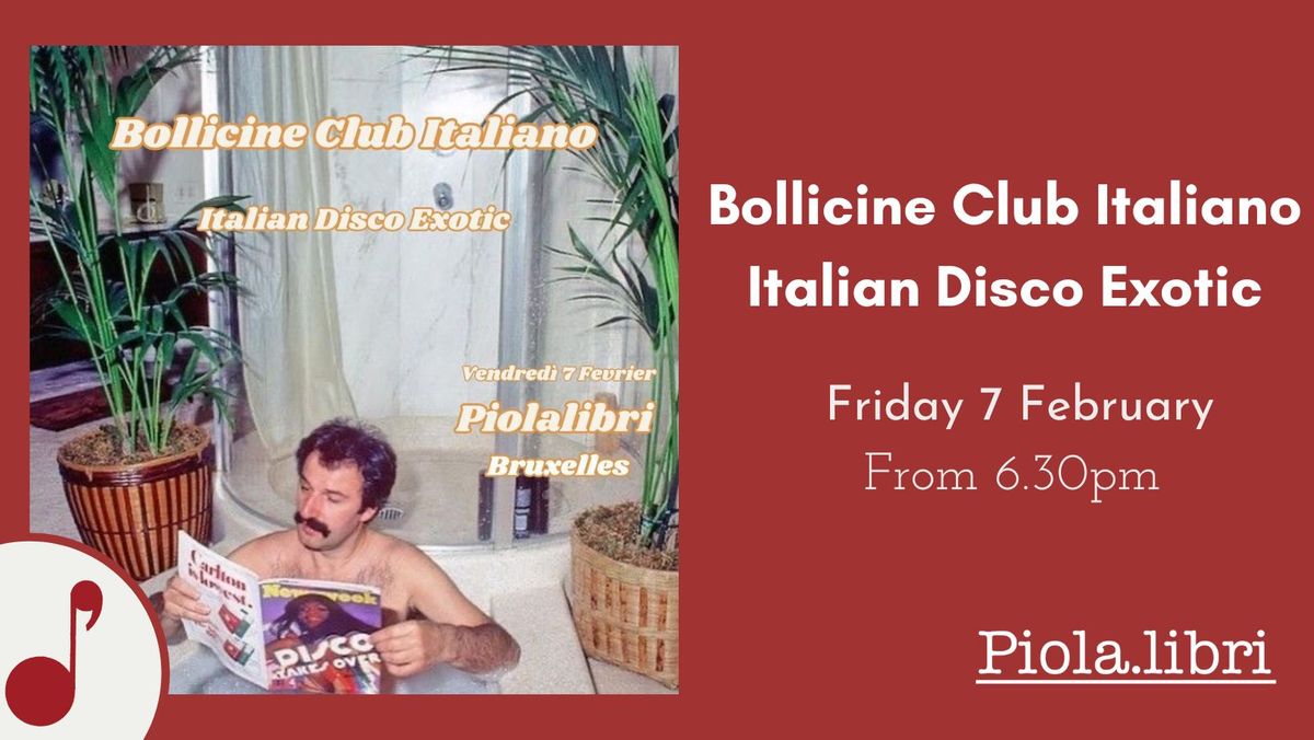 Bollicine Club Italiano - dj set