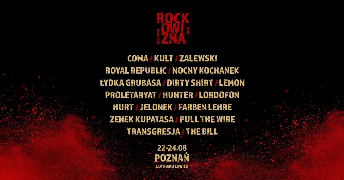 Rockowizna Festiwal 2024 - Pozna\u0144
