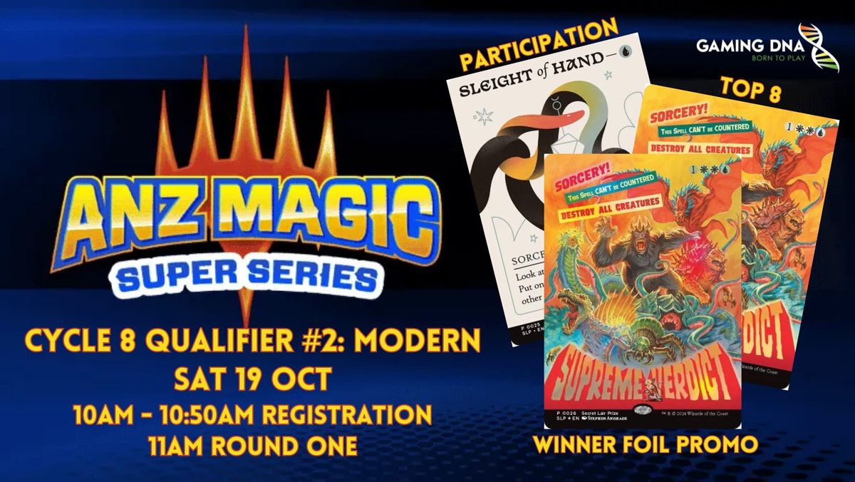 MTG: ANZ Super Series Cycle 8 - Modern Qualifier #2