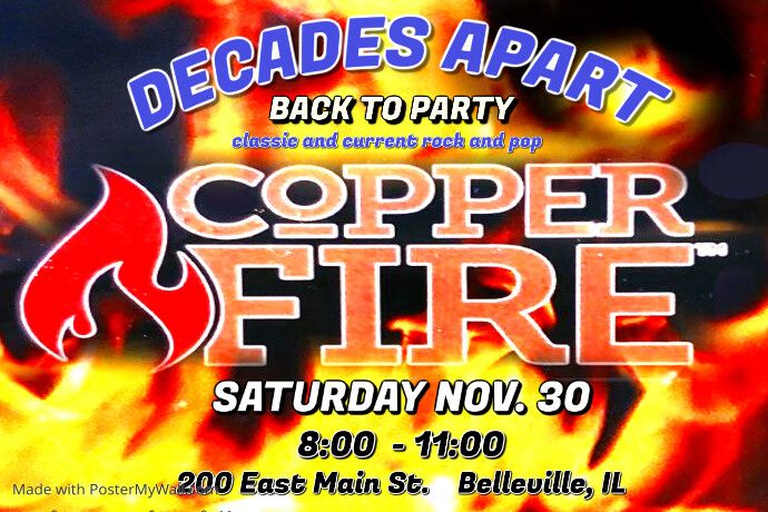 DECADES APART BACK TO PARTY AT COPPER FIRE!!