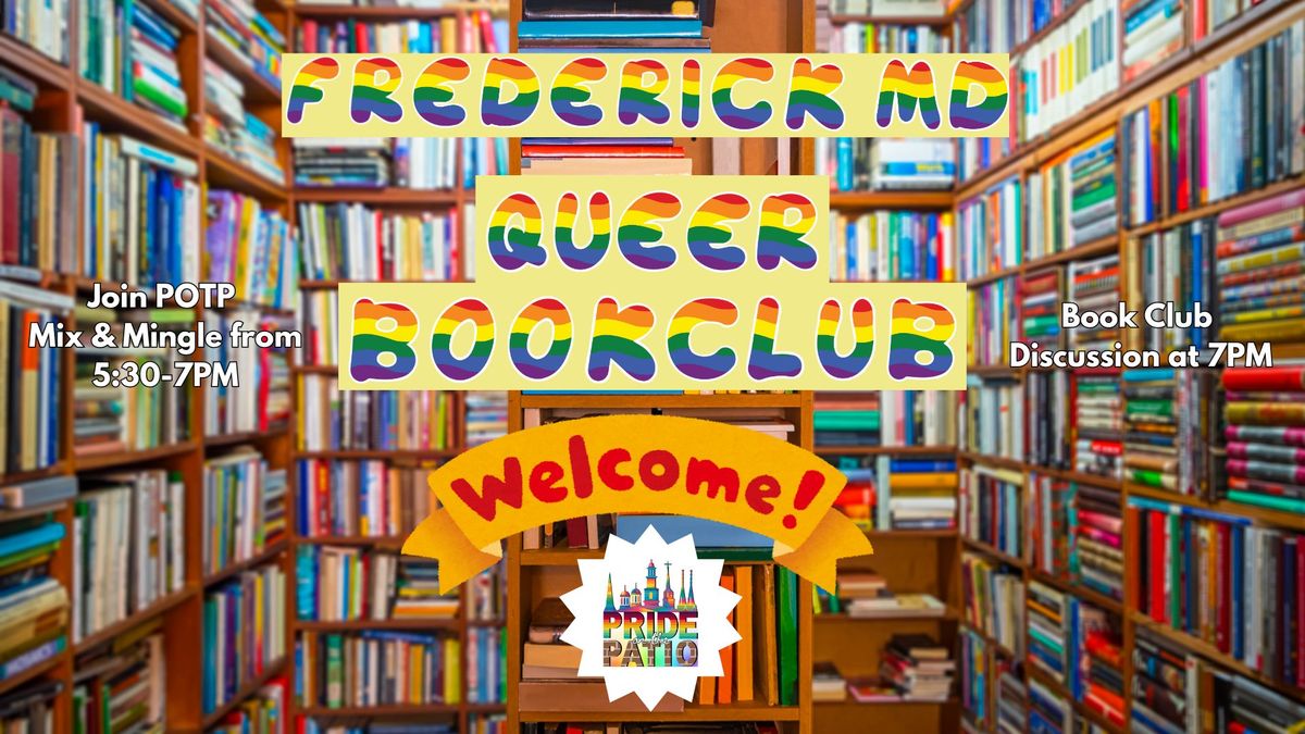 Pride On The Patio Welcomes The Frederick County Queer Book Club