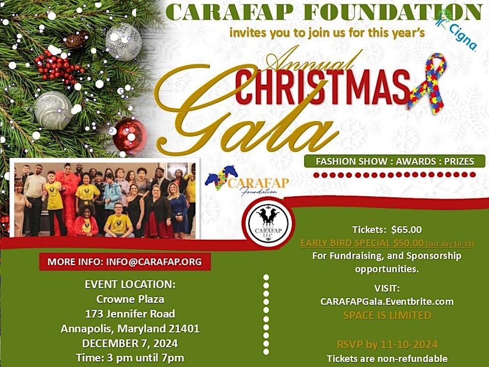 CARAFAP's Annual Christmas Gala