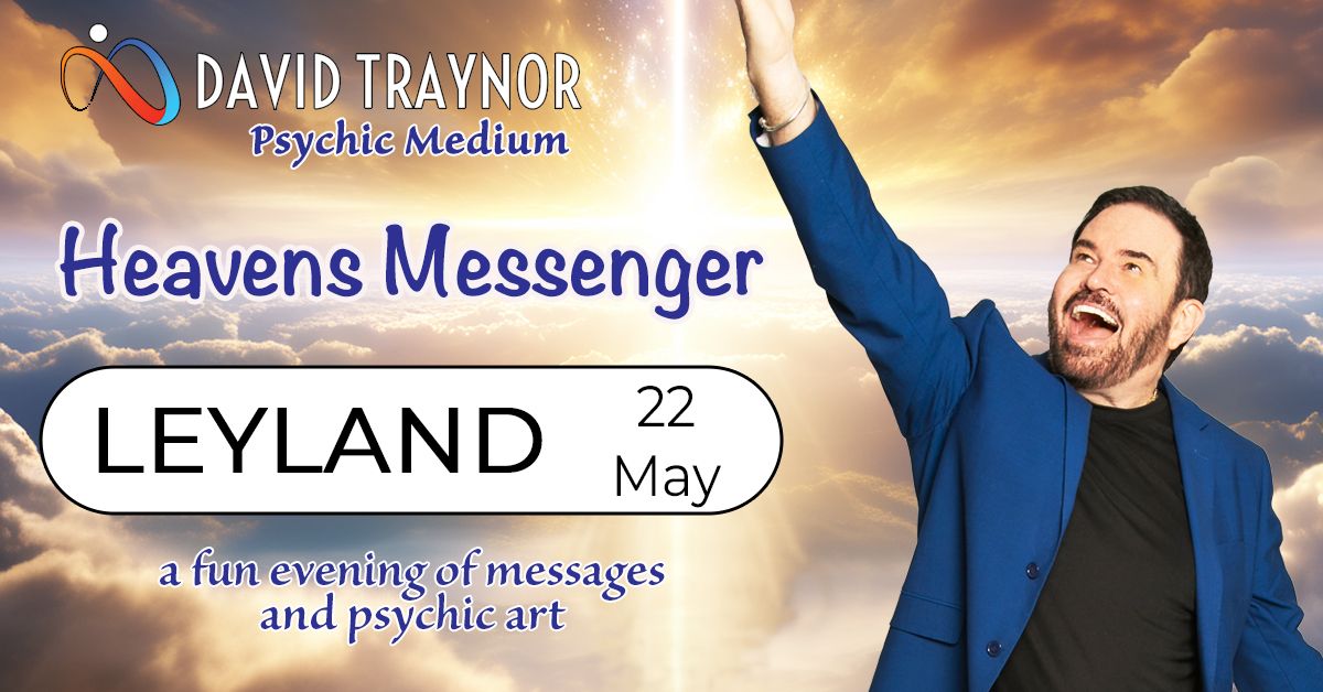A fun evening of mediumship & psychic art in Leyland, Lancashire with David Traynor.
