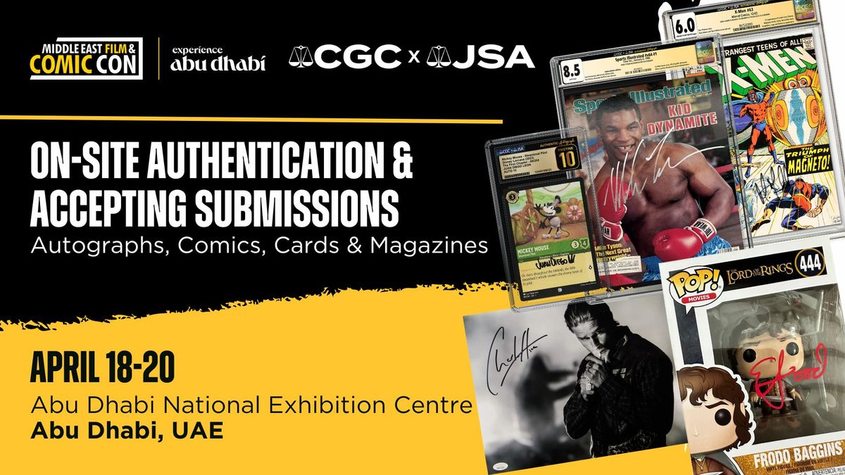 CGC x JSA at Middle East Film & Comic Con (MEFCC)