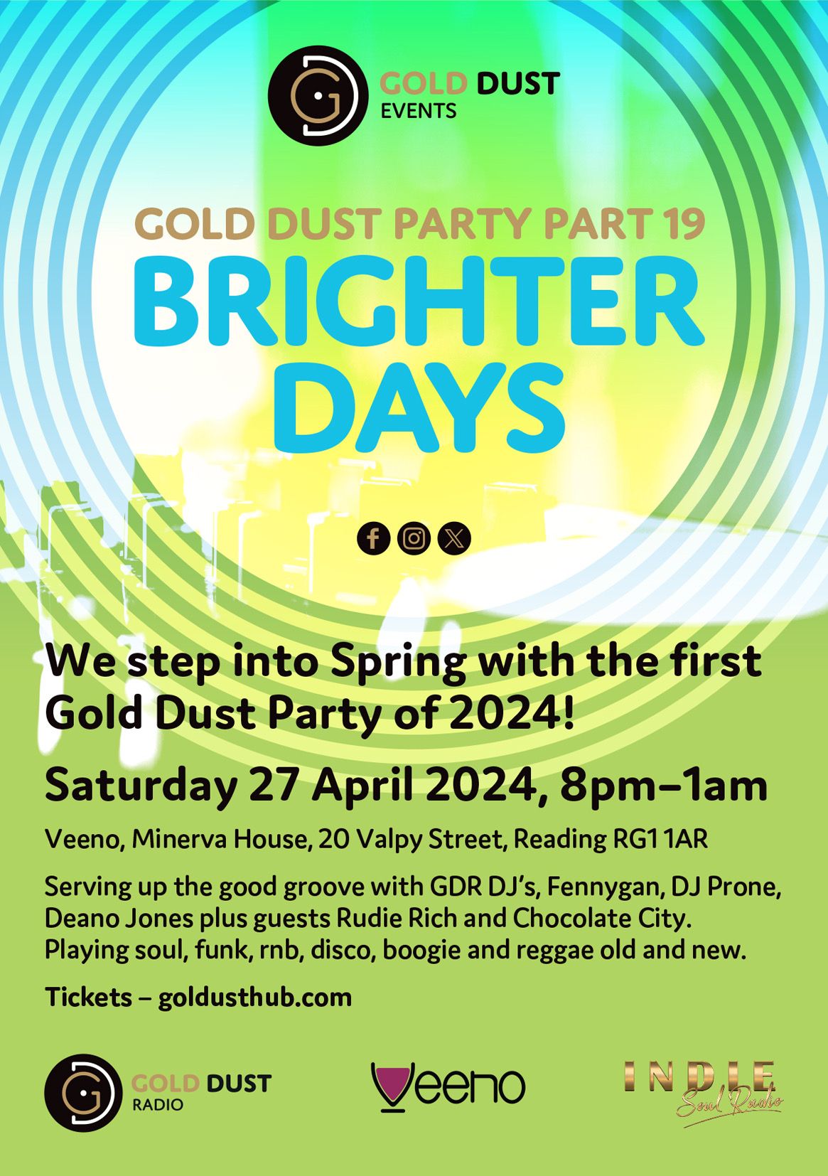 GOLD DUST PARTY PART 19 - BRIGHTER DAYS