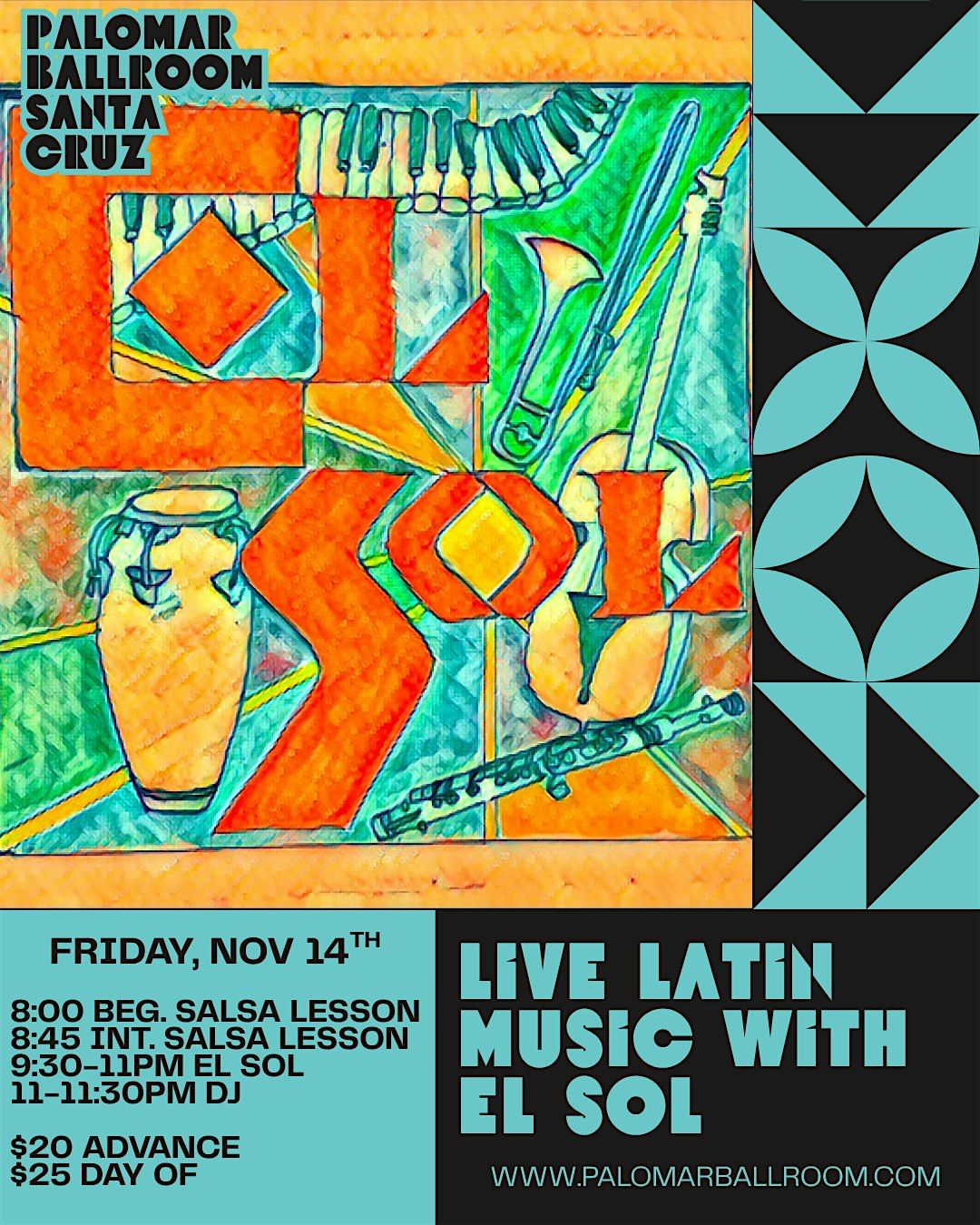 Salsa Classes & Live Latin Music Dance Party with El Sol