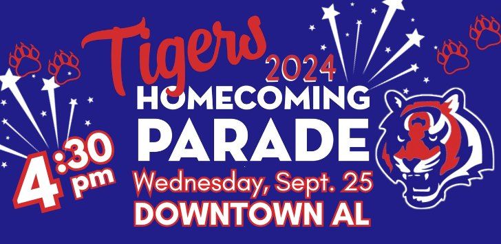 Homecoming Parade - Albert Lea Tigers 2024