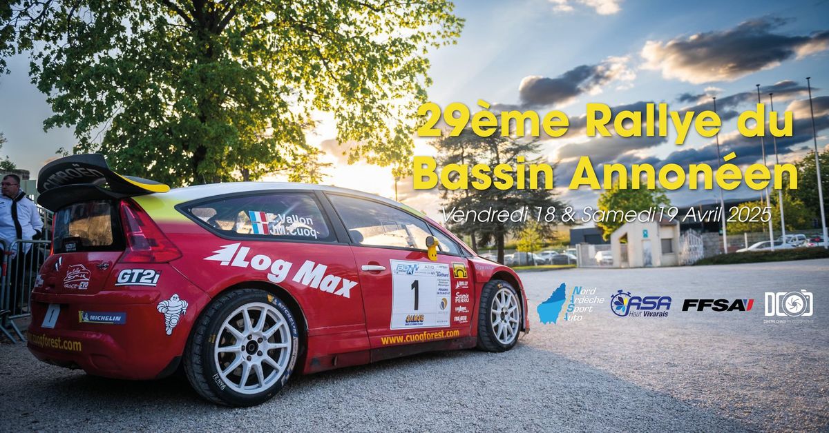 29e Rallye National du Bassin Annon\u00e9en