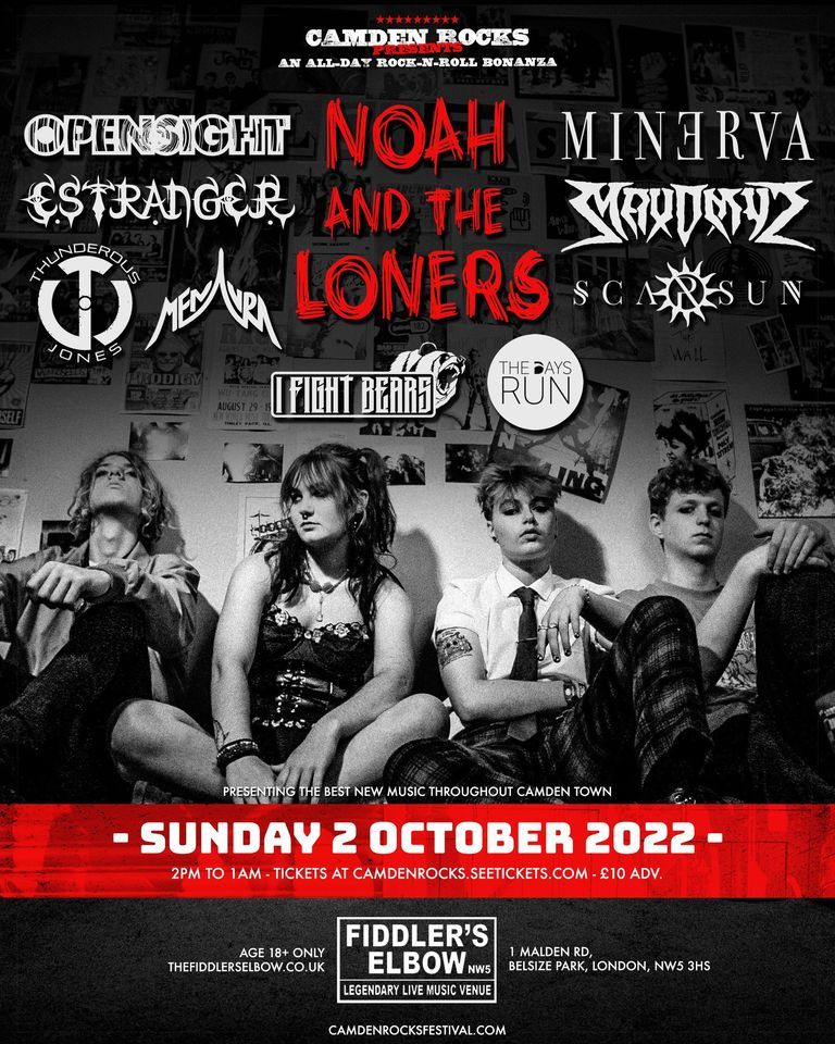 Camden Rocks All-Dayer w\/ Noah And The Loners at Fiddler's Elbow - London