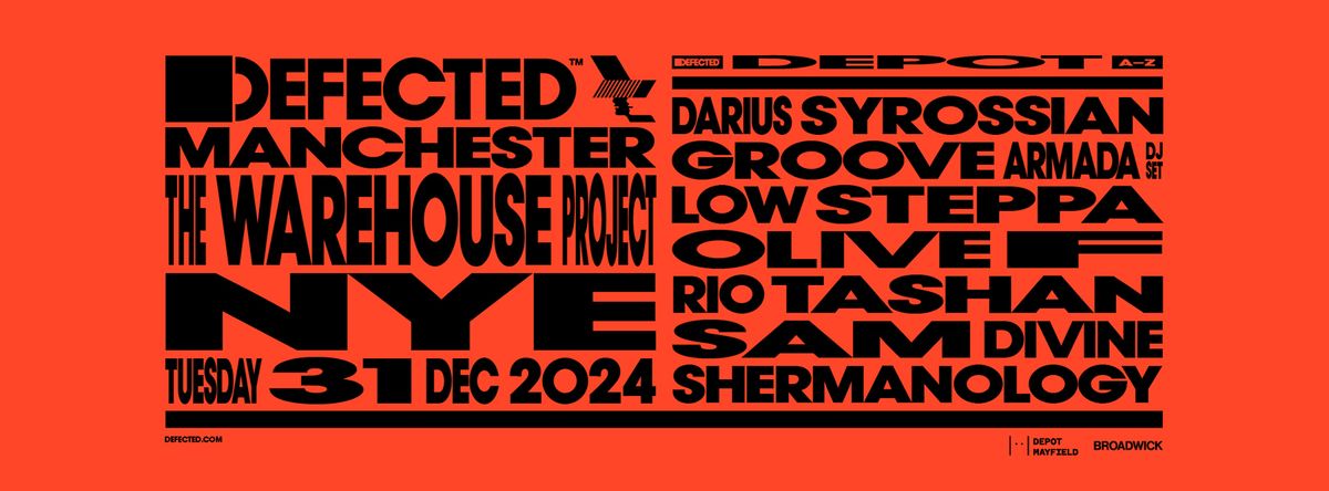 The Warehouse Project - NYE Manchester Tickets