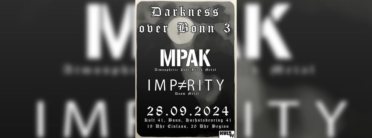 Darkness over Bonn III: MPAK + Imparity