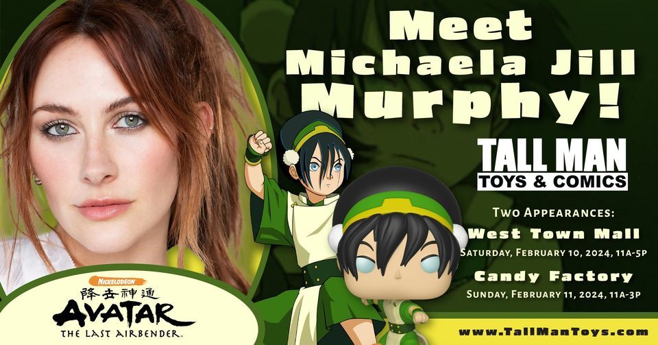 Meet Toph at Tall Man Toys! Michaela Jill Murphy!, Tall Man Toys