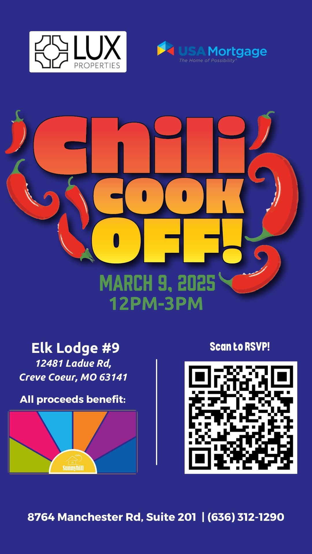 Lux Properties Annual Charity Chili Cook Off for Sunny Hill!