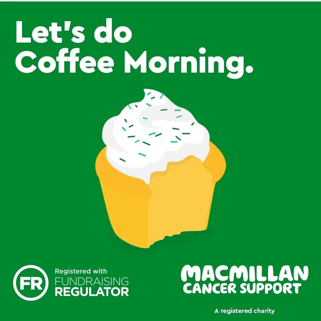 Macmillan coffee morning \ud83c\udf82\u2615\ufe0f\ud83d\udc9a