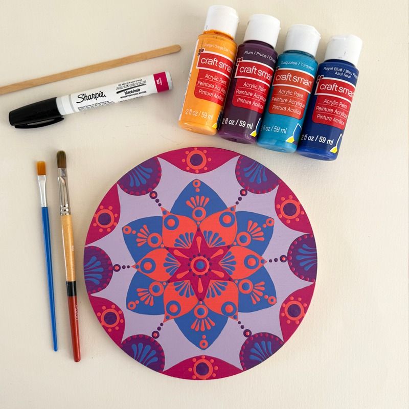 Colorful Mandala Creation