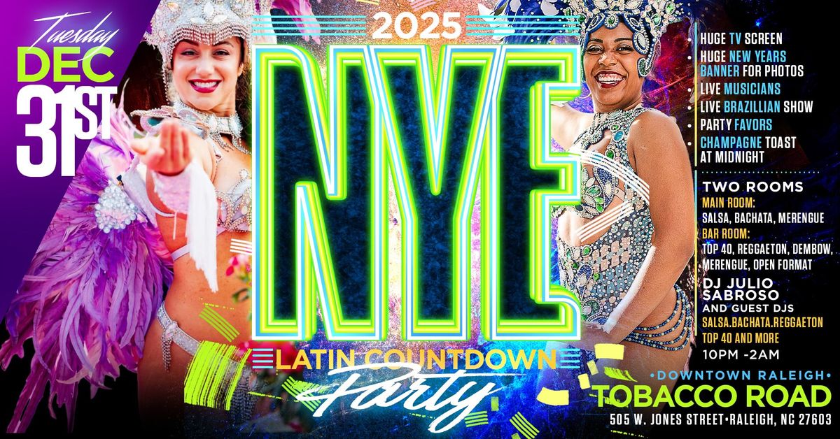 \ud83c\udf862025 NYE Latin Countdown Party!\ud83c\udf86