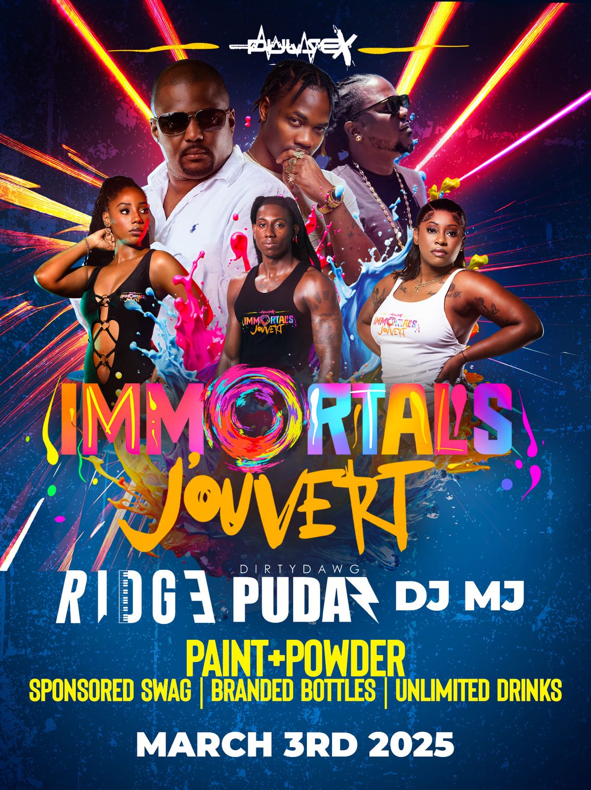 Immortals Jouvert  is back for ROUND 2 with the hottest trio in the world!!!\ud83d\ude08\ud83d\ude08