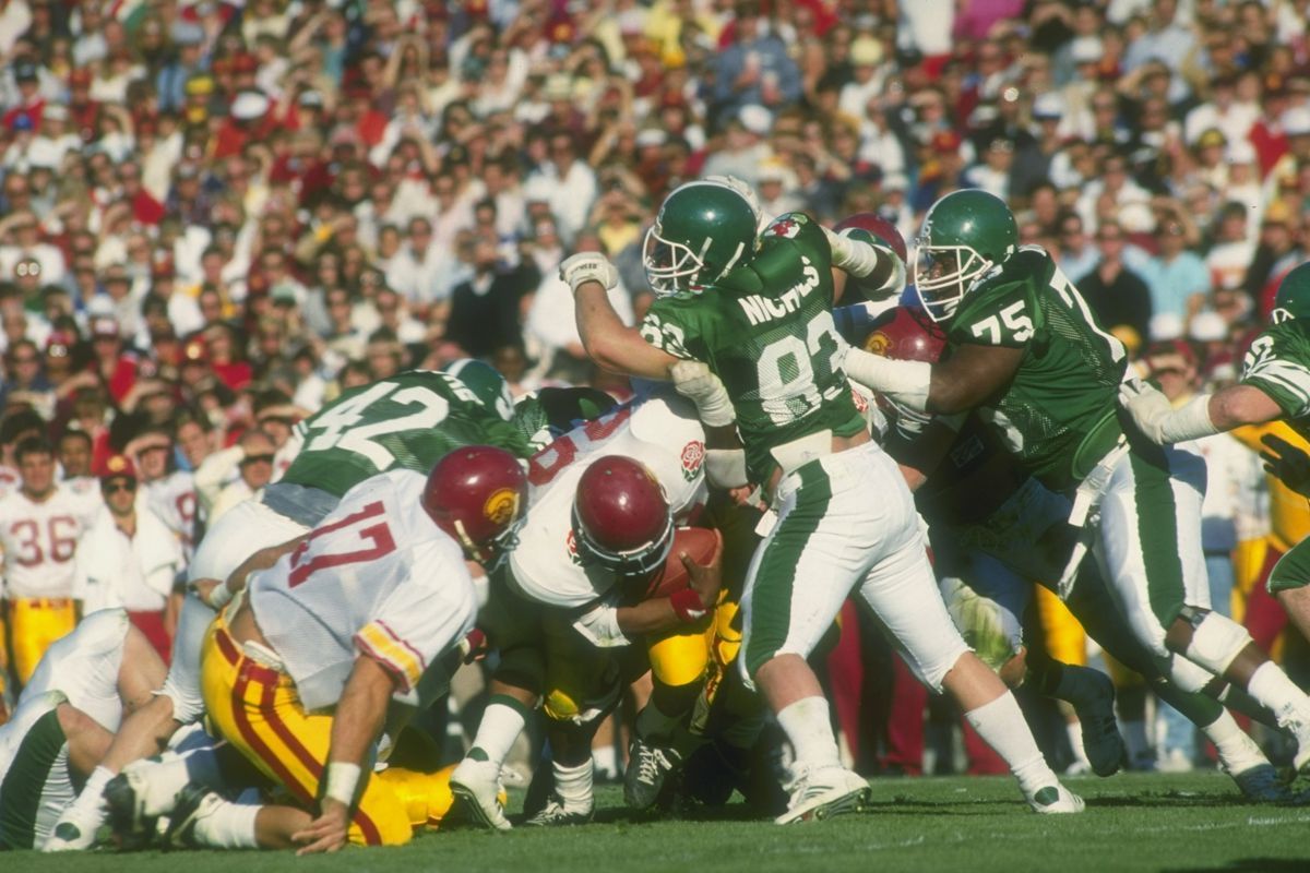 Michigan State Spartans at USC Trojans Football at LA Memorial Coliseum