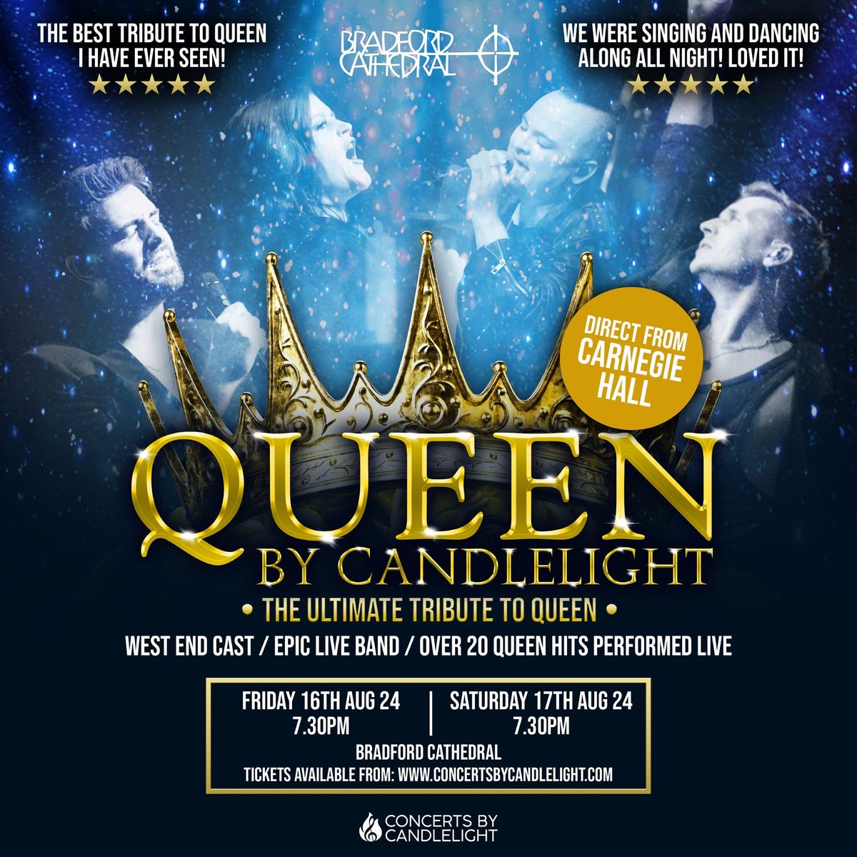 Queen By Candlelight At Bradford Cathedral