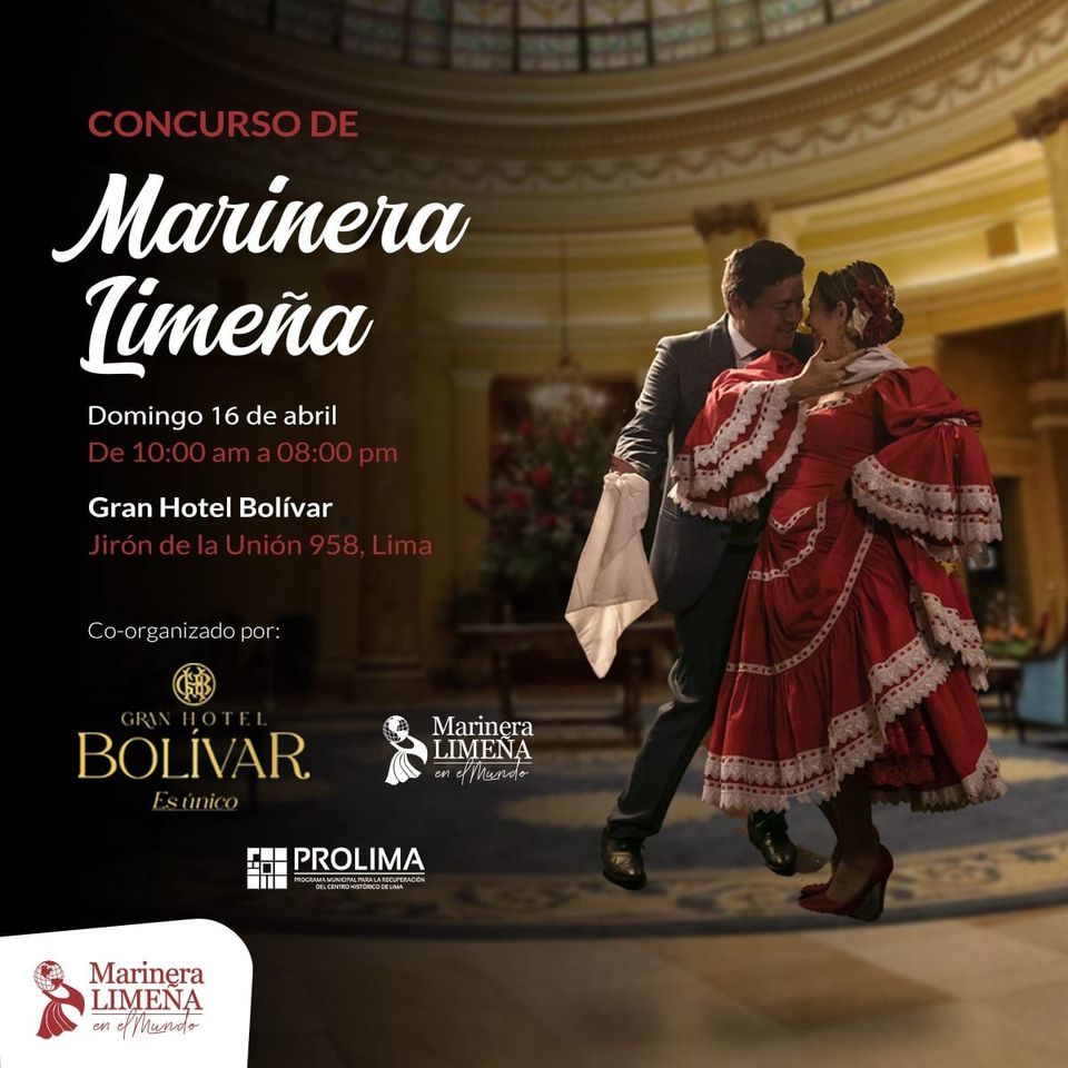 1er Concurso de Marinera Lime\u00f1a Gran Hotel Bol\u00edvar