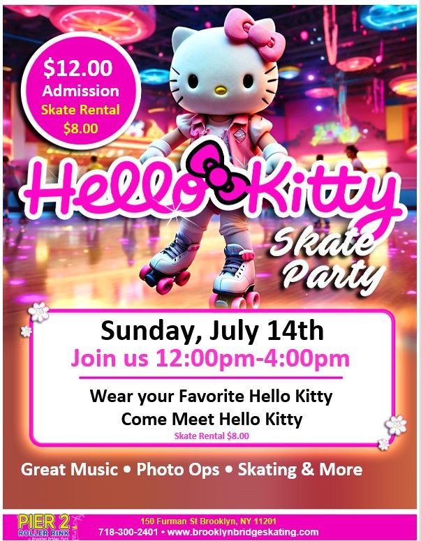 Hello Kitty Skate Party