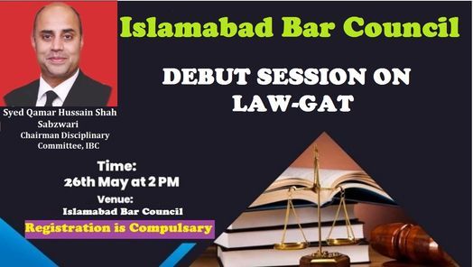 Debut Session On Law Gat Islamabad Bar Council 26 May 2021