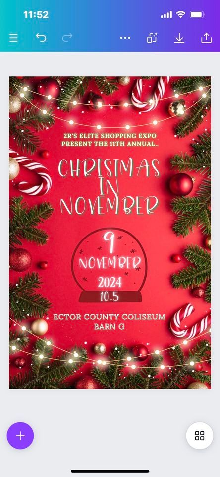 2R'S ELITE SHOPPING EXPOS 11TH ANNUAL CHRISTMAS IN NOVEMBER EVENT