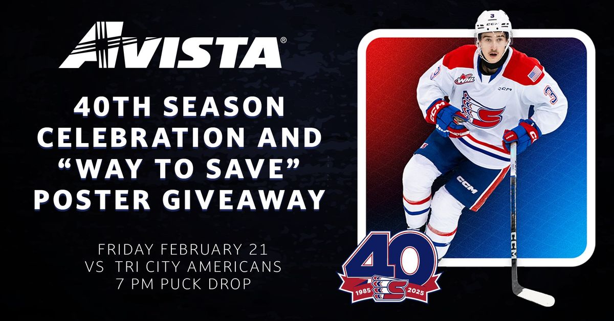 40th Season Celebration & Avista \u201cWay To Save\u201d Poster Giveaway