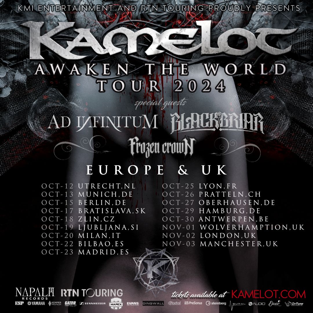 KAMELOT: Munich- AWAKEN THE WORLD TOUR 2024