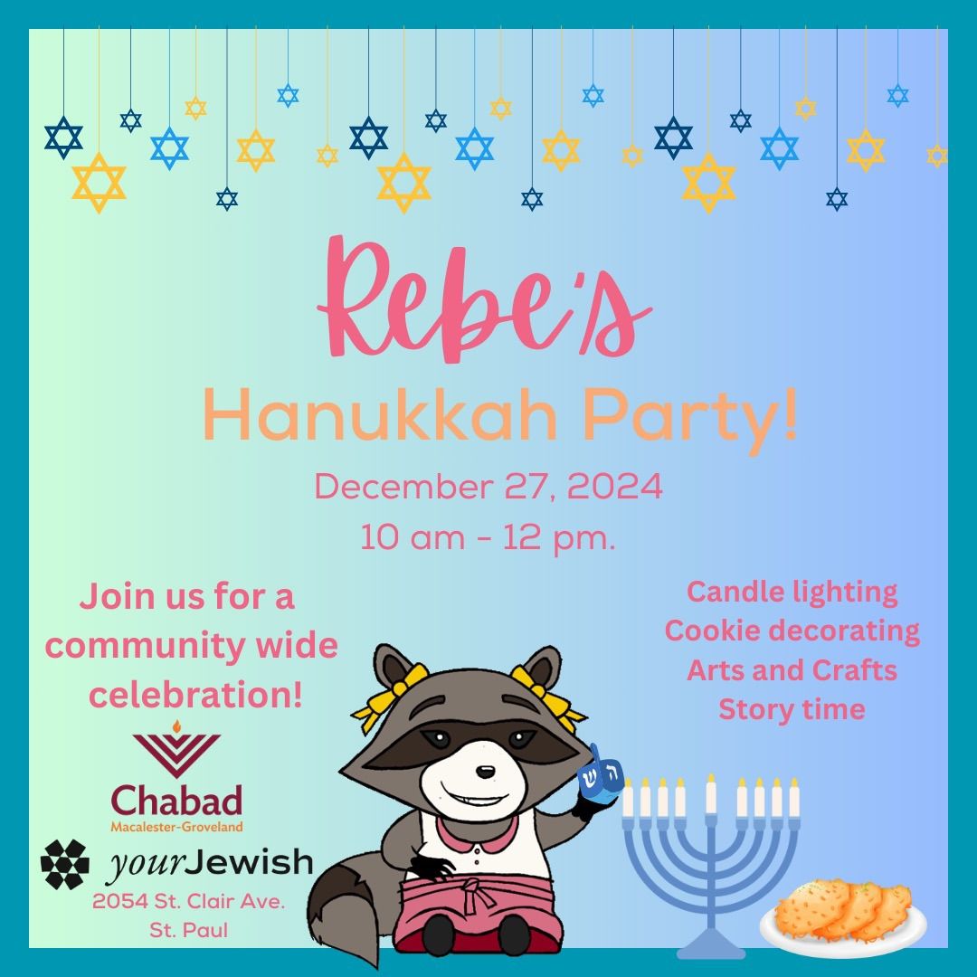 Rebe\u2019s Hanukkah Party! 