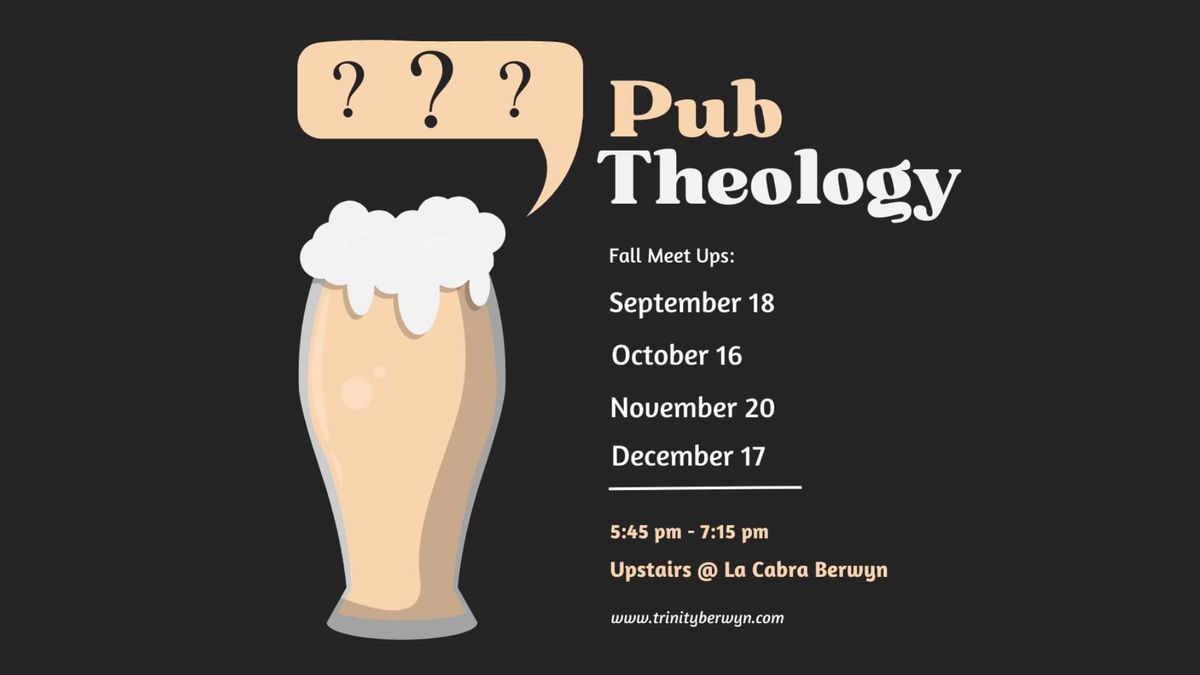 Pub theology!