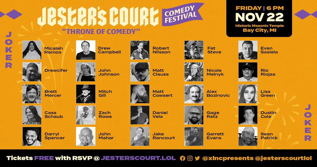 Jester's Court Comedy Festival 2024: Throne of Comedy