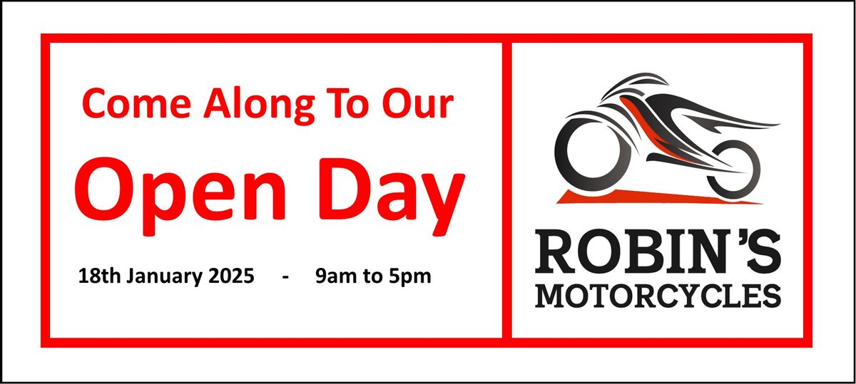 Robin's Motorcycles Opening Day and Coffee Morning