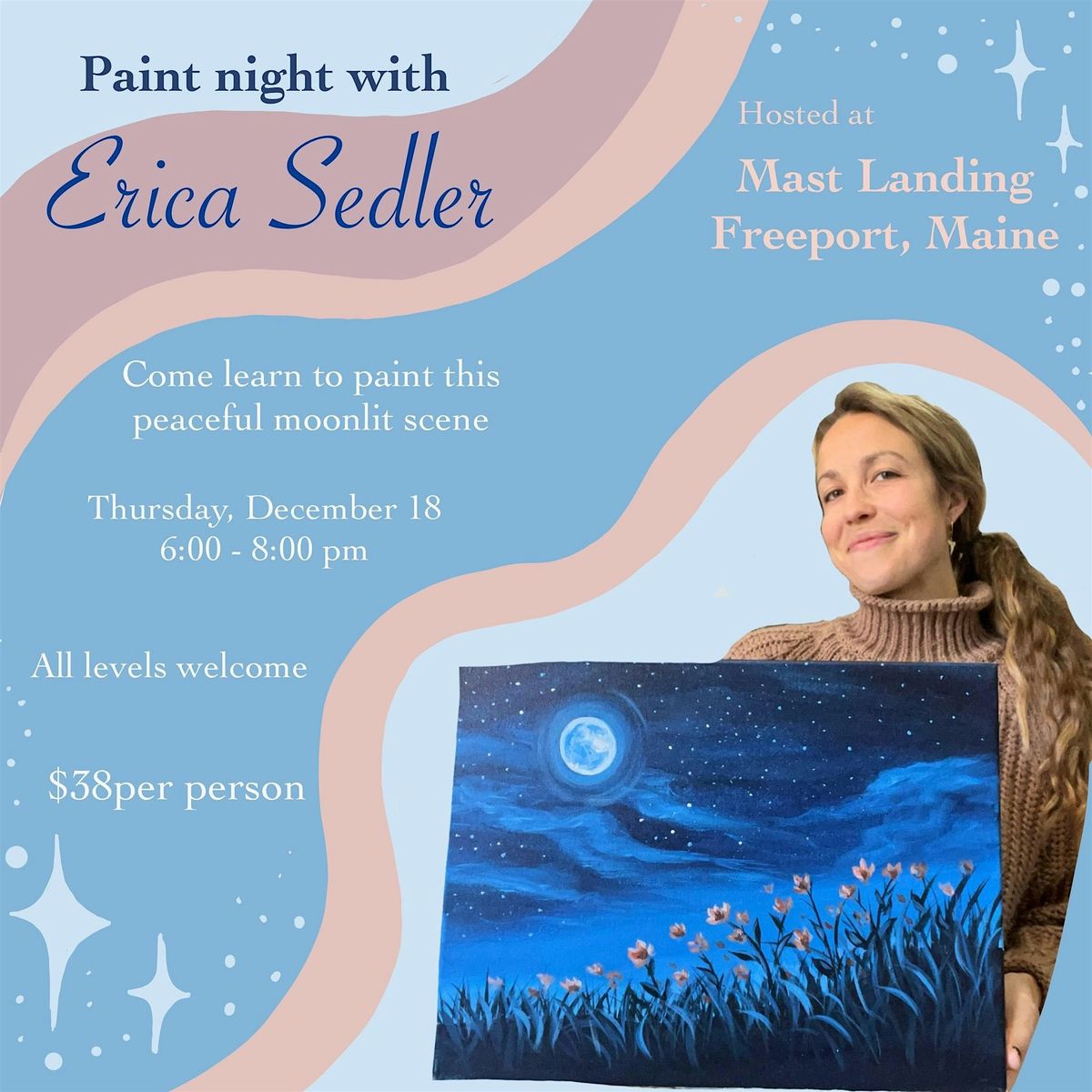 Paint Night at Mast Landing with Erica Sedler