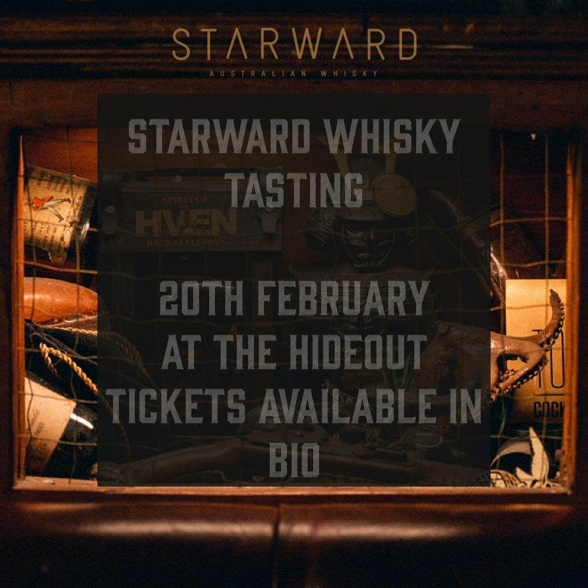 Hideout Presents: Starward Tasting