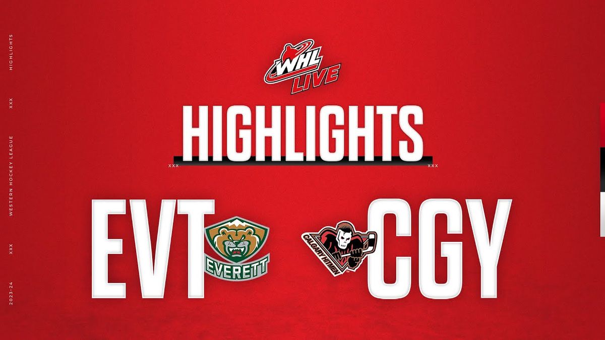 Calgary Hitmen at Everett Silvertips