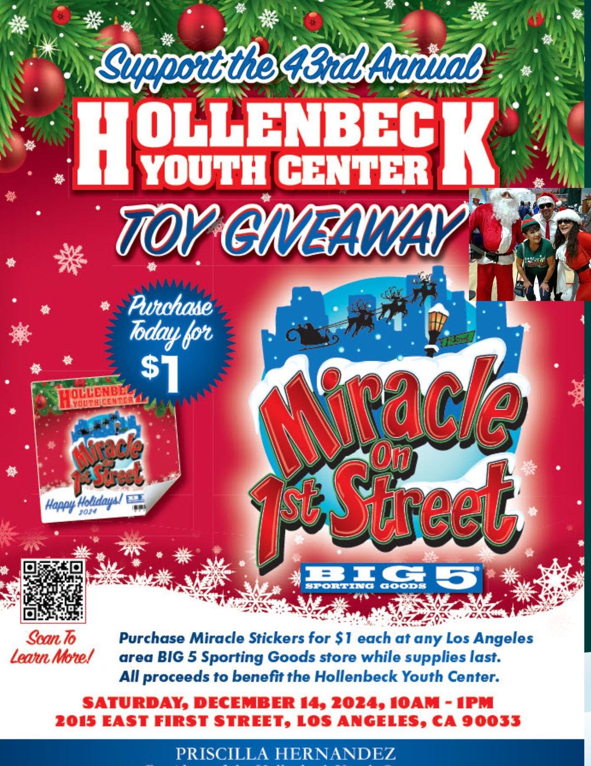 Hollenbeck Youth  Center Toy Giveaway 