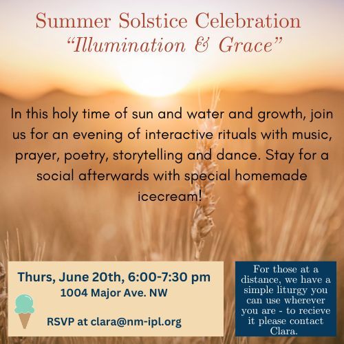 Summer Solstice Celebration, \u2018Illumination and Grace\u2019