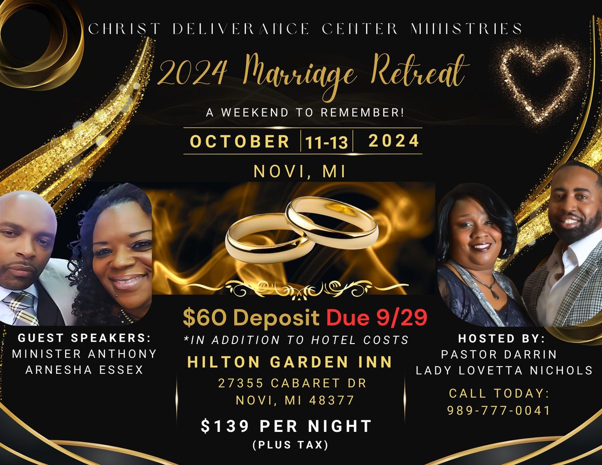 2024 Marriage Retreat - "A Weekend to Remember"