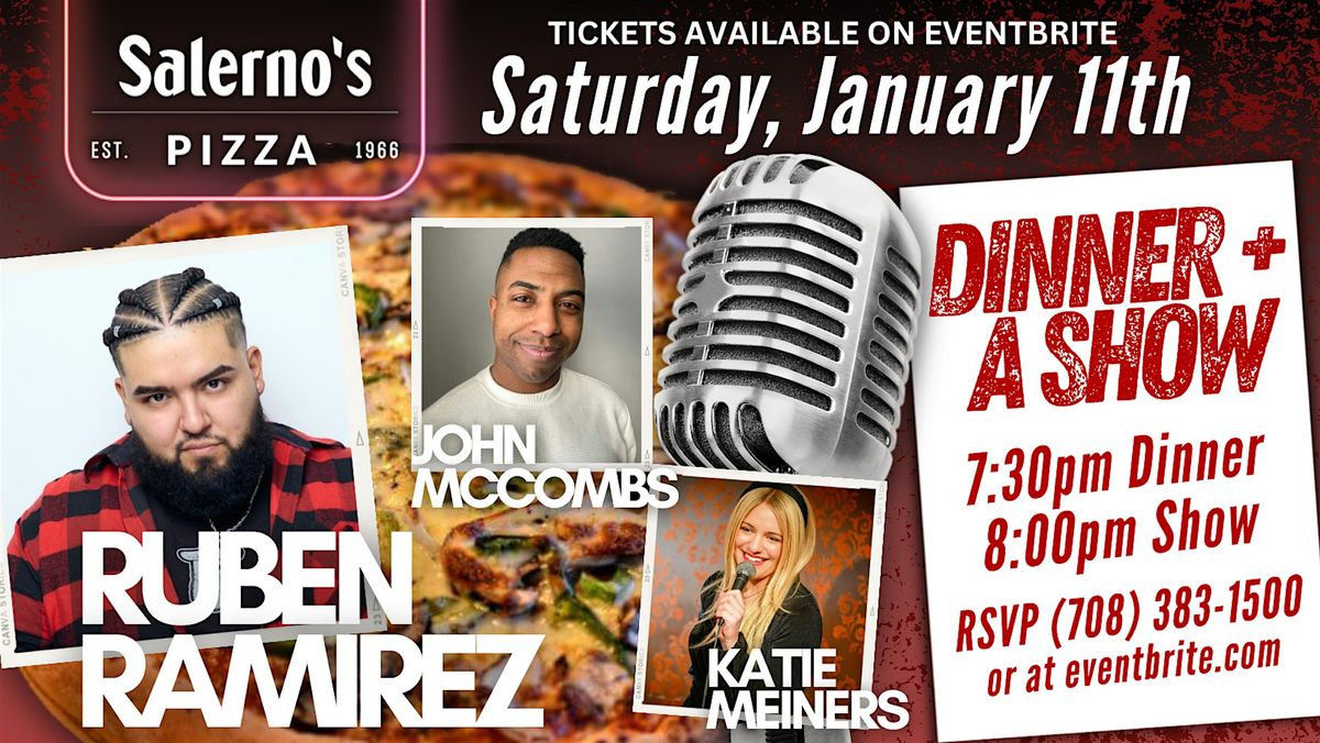 January 2025 Dinner + A Show  - STAND UP COMEDY OAK PARK