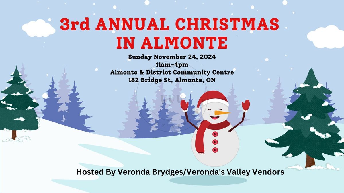 3rd Annual Christmas in Almonte